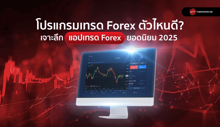 โปรแกรมเทรด Forex ตัวไหนดี? เจาะลึกแอปเทรด Forex ยอดนิยม 2025