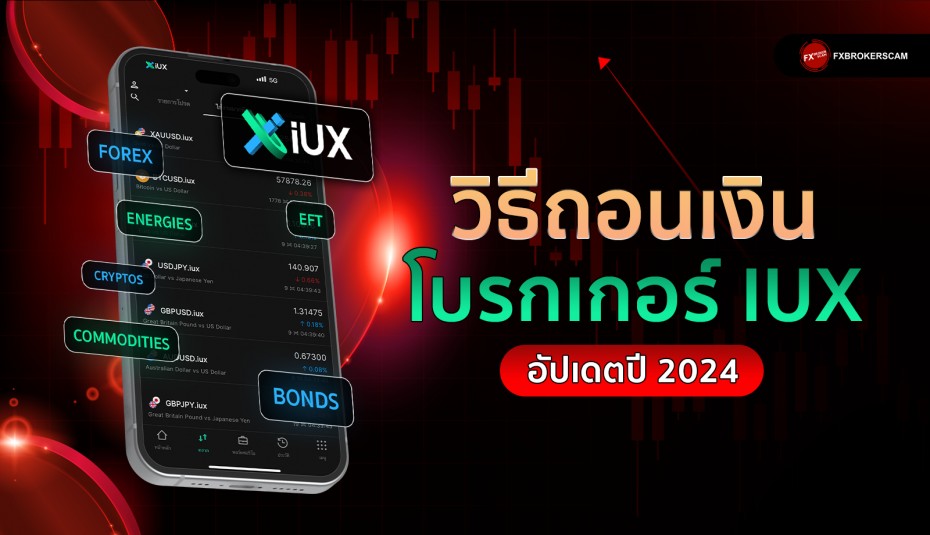 วิธีการถอนเงิน โบรกเกอร์ IUX Markets